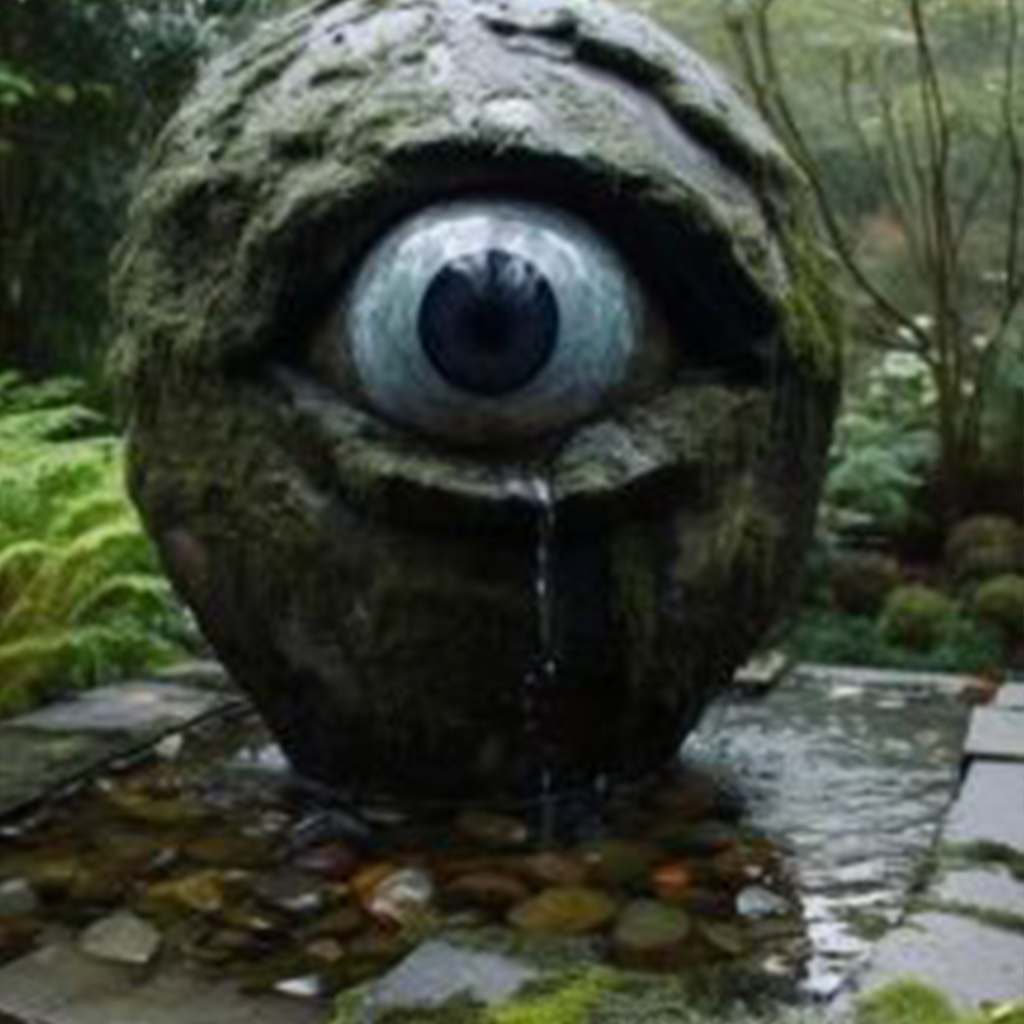 "Eye of the Rock: Unraveling the Enigma of a Tearful Formation - A Natural Phenomenon to Spark Your Wonder"