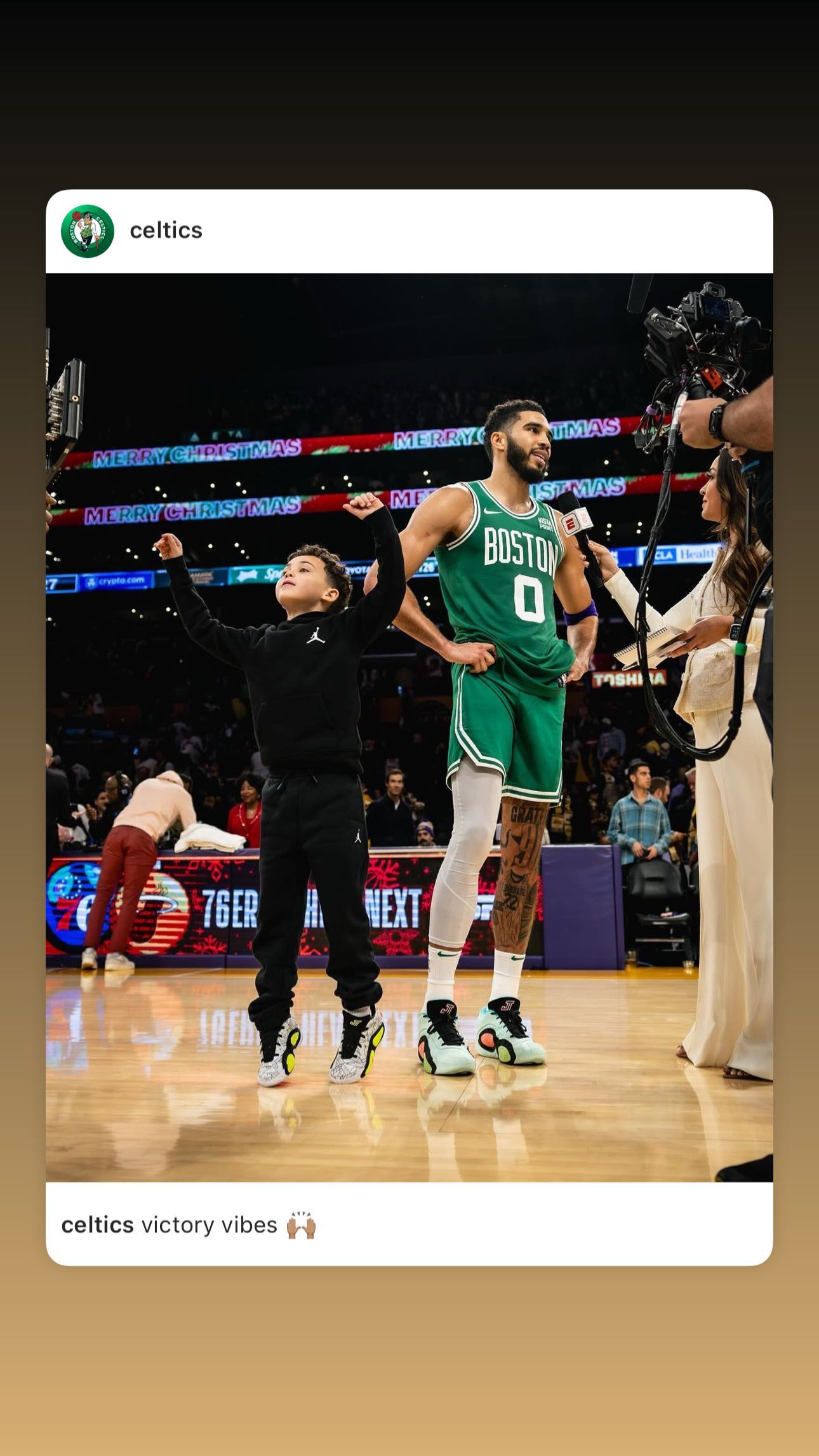 Christmas Crossover: LeBron James and Jayson Tatum’s Son Steal Hearts with ‘DEUCE!!’ Moment