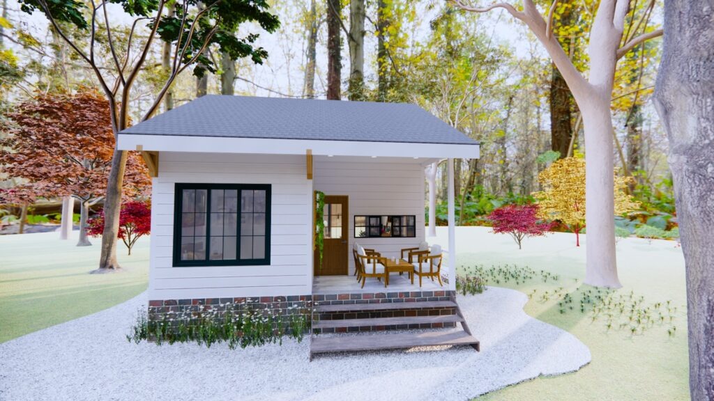 Cute 42 Square Meters Tiny House Model