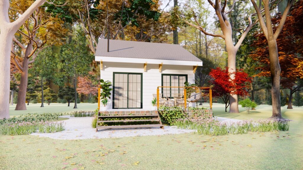 Cute 42 Square Meters Tiny House Model