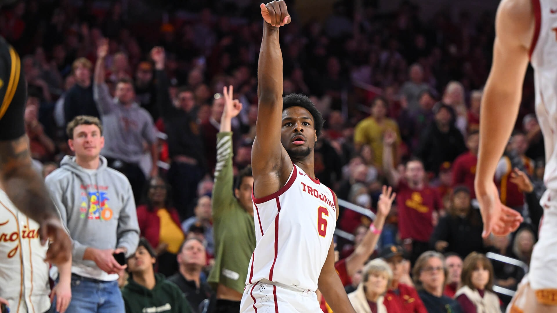 'Class is forever: Bronny makes USC debut nearly 5 months absent with his parent was cheering him on